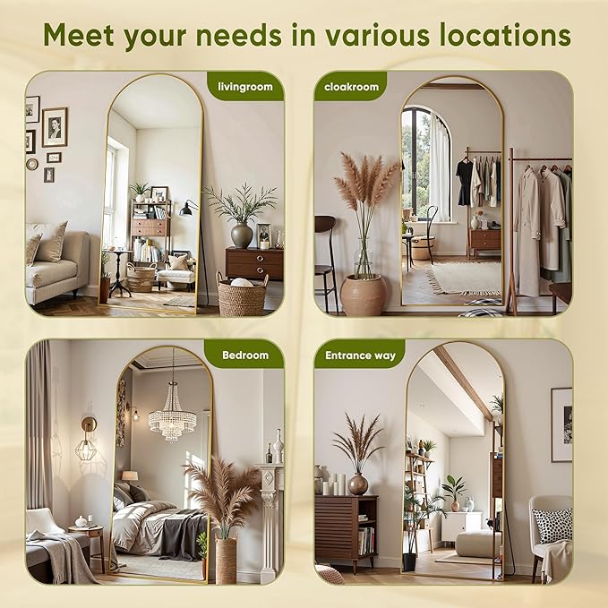 Full Length Mirror, Oversized Floor Mirrors, Leaning Free Standing Mirrors - Image 9