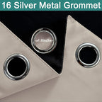 Yakamok Extra Wide 100% Blackout Curtains - Image 3