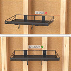 2 Pack Garage Wall Shelf, Garage Wall Mounted Shelving, Heavy Duty Floating - Image 8