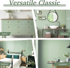 Dimoon 17.3''x78.7''Peel and Stick Wallpaper Light Green Contact Paper - Image 5