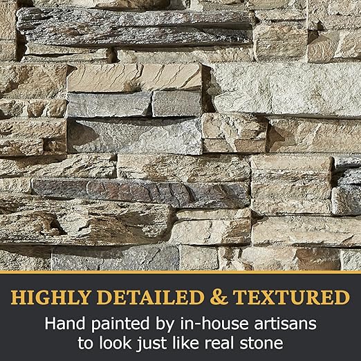 AZ Faux High-Density Polyurethane Faux Stone Interlocking Right Endcap - Image 6