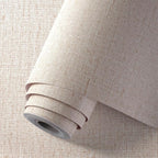 Beige Textured Contact Paper Grasscloth Wallpaper Peel and Stick Linen Self - Image 2