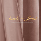 NICETOWN Dusty Pink Velvet Curtains and Drapes - Image 4