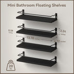 RICHER HOUSE Bathroom Floating Shelves - Image 3