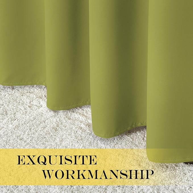 NICETOWN Room Darkening Short Curtain 54 inches Long - Image 5