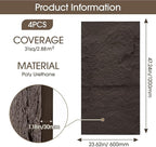 3D Faux Stone Wall Panels, Lightweight & Waterproof, Easy DIY Install - Image 2
