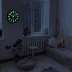 Sharp Glow in the Dark Atomic Analog Wall Clock - Image 9