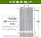 NICETOWN Blackout Wide Sliding Door Curtains - Image 6