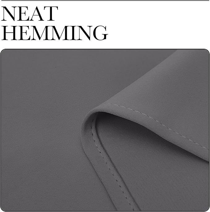NICETOWN Bedroom Blackout Long Curtains Panels, 1 Pair, 55 inches by 120 Inch - Image 7