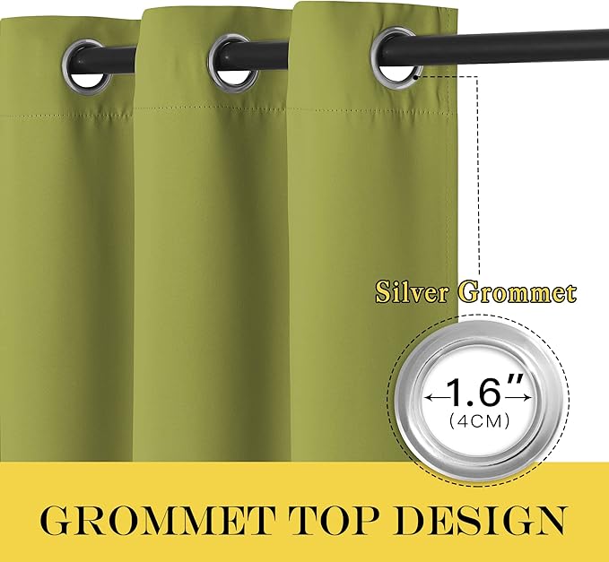 NICETOWN Blackout Window Curtain 90 inch Length - Image 6