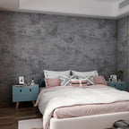 3yecao 31"×157" Extra Thicker Light Blue Grey Black Concrete Wallpaper Peel and by 3YECAO
