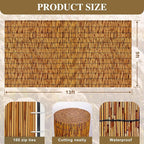 Reed Fencing Rolls, Patio Privacy Screen 5 Feet High, Decorative Bamboo Fence - Image 2