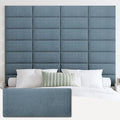 IFNOW Upholstered Wall Mounted Headboard, 3D Soundproof Wall Panels Peel and by IFNOW