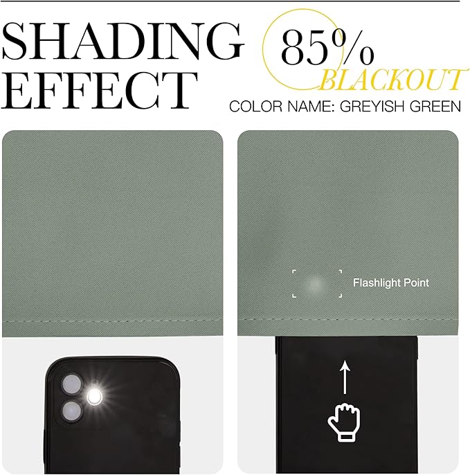 NICETOWN Window Curtains Blackout Drapes - Image 5