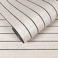 VEELIKE Cream White Oak Wood Slat Wall Panel Peel and Stick 3D Faux Wood Wall by VEELIKE