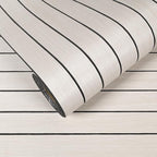 VEELIKE Wide White Oak Wood Slat Wall Panels Peel and Stick 3D Wood Panel by VEELIKE