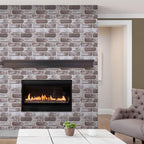 Commomy 10 Pcs Whitewash 3D Brick Peel and Stick Wall Panels - Image 8
