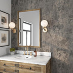 Livelynine 15.8x197 Concrete Limewash Peel and Stick Dorm Wallpaper Removable - Image 2