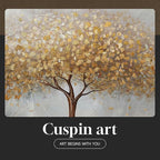 Gold Framed Tree of Life Wall Art, Large Modern Canvas Prints Paintings Artwork - Image 8