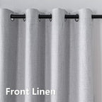 Blackout Curtains Customsize for Bedroom, 100% Black Out Curtains 1 Panel - Image 2
