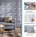 Commomy 3D Faux Stone Peel and Stick Wall Tiles - Image 5