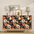 BOKEBEVE Extra Long Peel and Stick Wallpaper Vintage Extra Long Floral - Image 5