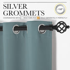 NICETOWN Modern Blackout Curtains Noise Reducing, 2 Panels, W42 x L78 -Inch - Image 3