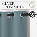 NICETOWN Privacy Room Divider Curtain Screen Partitions, Closet Door Curtain - Image 3