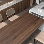 BOMENG Large Walnut Wood Contact Paper Matte 16"x591" Dark Brown Wood Wallpaper - Image 4