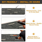 ROOMTEC 1-Pack Faux Stone Wall Covering Panels - Image 5