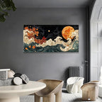 Suconvng Modern Boho Abstract Wall Artwork Canvas Art Wall Decor Pictures - Image 5