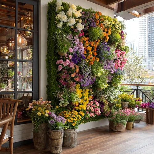 36 Pockets Living Wall Planter Indoor, Self Watering Wall Hanging Planters by Unknown