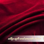 NICETOWN Christmas Red Velvet Curtains and Drapes, Extra Long Elegant Wall - Image 5