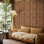 COMSTICKC 3D Faux Brick Wall Panels Peel and Stick Wall Stickers, Small Size - Image 6