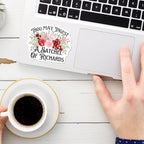 Thou May Ingest a Satchel of Richards Stickers 3Pcs Motivational Inspirational Quote Stickers Vinyl Waterproof Decals for Notebook, Tumbler, Laptop and Water Bottle