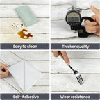 Abyssaly White Grey Wood Self Adhesive Paper 17.71 in X 32.8 Ft Removable Wood - Image 2