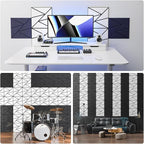 22 pack Acoustic Panels With Self-Adhesive, Sound Panels High Density, - Image 4