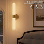 Rayogale Battery Operated Wall Sconce Set of 2, Modern Rechargeable Wall Lights - Image 4
