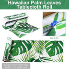 Kochorie 100 Ft x 54 Inch Palm Leaves Tablecloth Roll - Image 2