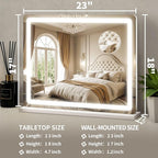 ROLOVE 23"x 18" Large Vanity Mirror - Image 2