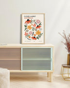 HesenDot Unframed Floral Wall Art Set of 3, 12x16in Flower Market Canvas Prints - Image 3