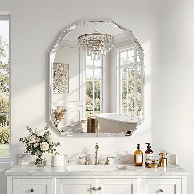 Suidia Bathroom Mirror, Frameless Bathroom Mirror by SuidiaMirror