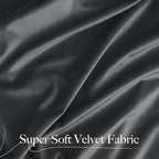 NICETOWN Grey Velvet Curtains 144 inches Long - Image 2