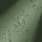 Erfoni 394"x17.7" Green Floral Embossed Wallpaper by Erfoni