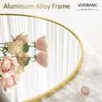 VooBang Round Mirror 23.6" Gold Wall Mounted Circle Mirrors Vanity Mirror - Image 3