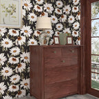 Daisy Floral Wallpaper Peel and Stick Boho Wallpaper - Image 7