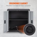 VEVOR Foldable Wall Cabinet, Metal Garage Locker Mounted 26" Small Tool Chest - Image 7