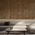 OUZUGIE 1 Pack 96x48 Inch Natural Bamboo Wall Panel – Brown Burned Pole Wrap - Image 9