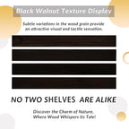 Wood Floating Shelves Set of 2, 36 Inch Long, 8 Inch Deep Solid Wood Wall - Image 8
