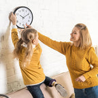 Inbagi 12 Pieces Silent Wall Clock Large 12 Inches Quartz Analog Clock Non - Image 3